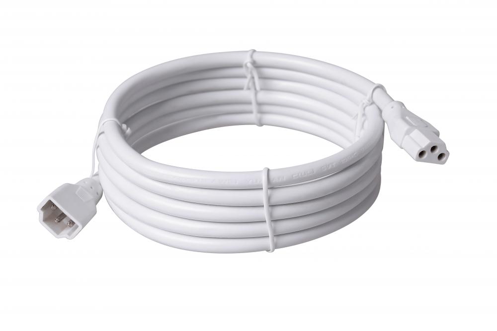 72" Under Cabinet Light Connector Cord in White