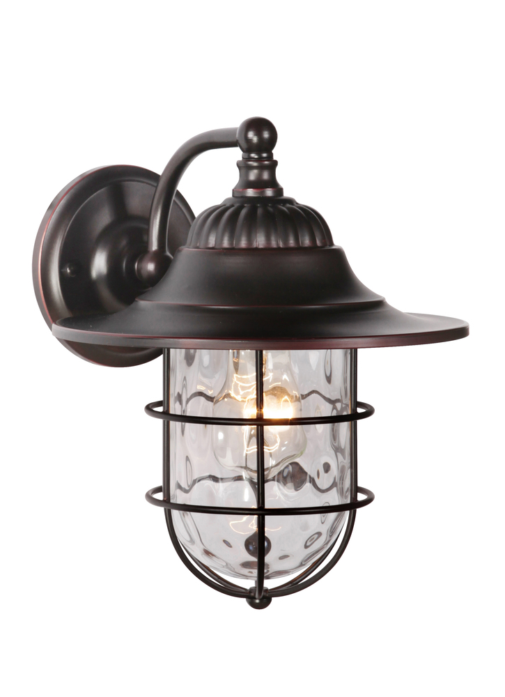 Fairmont 1 Light Small Outdoor Wall Mount in Oiled Bronze Gilded