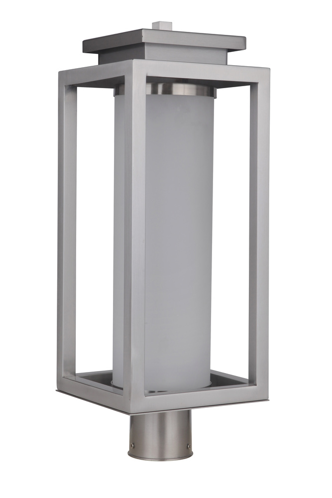 Vailridge 1 Light Large LED Outdoor Post Mount in Stainless Steel