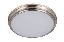 Craftmade X6611-BNK-LED - X66 Series 1 Light 11" LED Flushmount in Brushed Polished Nickel