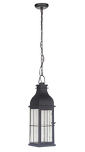 Craftmade ZA1811-MN-LED - Vincent 1 Light Medium LED Outdoor Pendant in Midnight